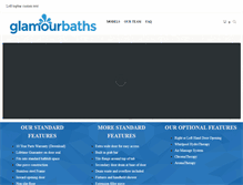 Tablet Screenshot of glamourbaths.com